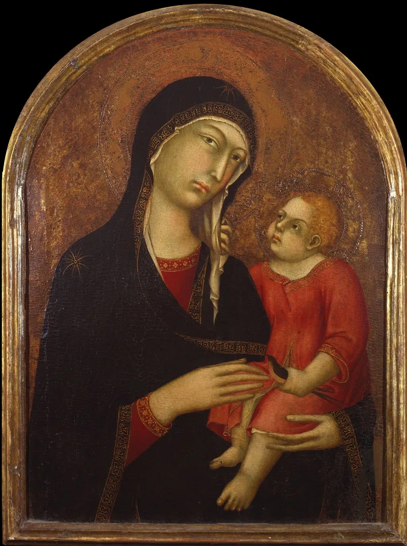 Madonna With Chid 2 Wall Art by Simone Martini - High-Resolution Digital Print