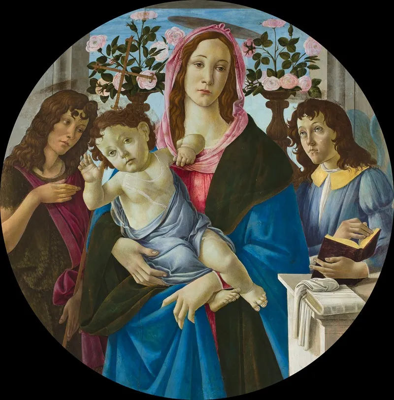 Madonna With Child St John The Baptist And Angel