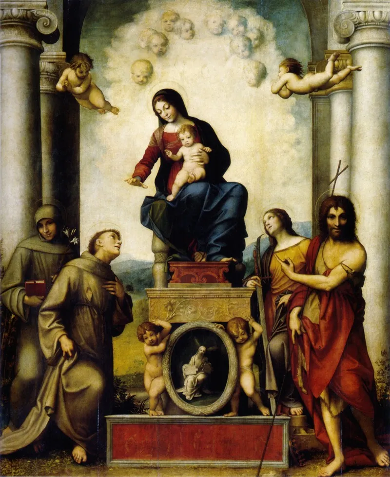 Madonna With St Francis