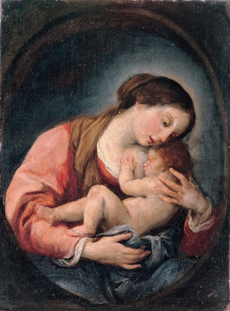 Madonna With The Child 3 Wall Art by Giuseppe Bonati - High-Resolution Digital Print