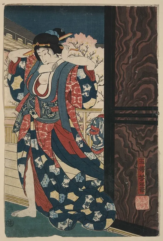 Mage O Naosu Yujo Wall Art by Tsukioka Yoshitoshi - High-Resolution Digital Print