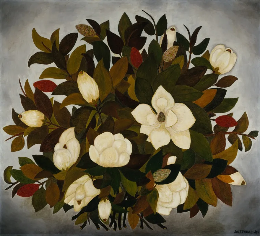 Magnolia Blossoms Wall Art by Josephine Joy - High-Resolution Digital Print
