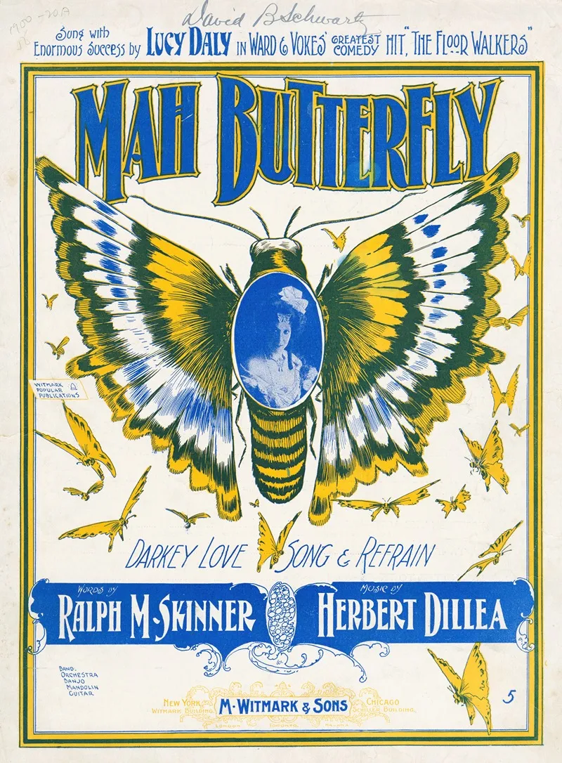 Mah Butterfly Wall Art by Anonymous - High-Resolution Digital Print