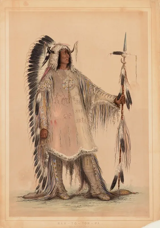 Mah To Toh Pa The Mandan Chief