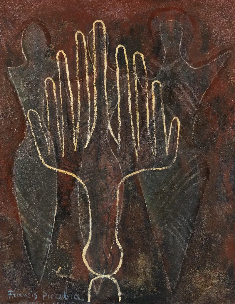 Mains Et Fantomes Wall Art by Francis Picabia - High-Resolution Digital Print