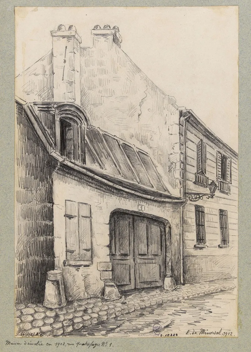 Maison Demolie En 1902 Rue Quatrefage