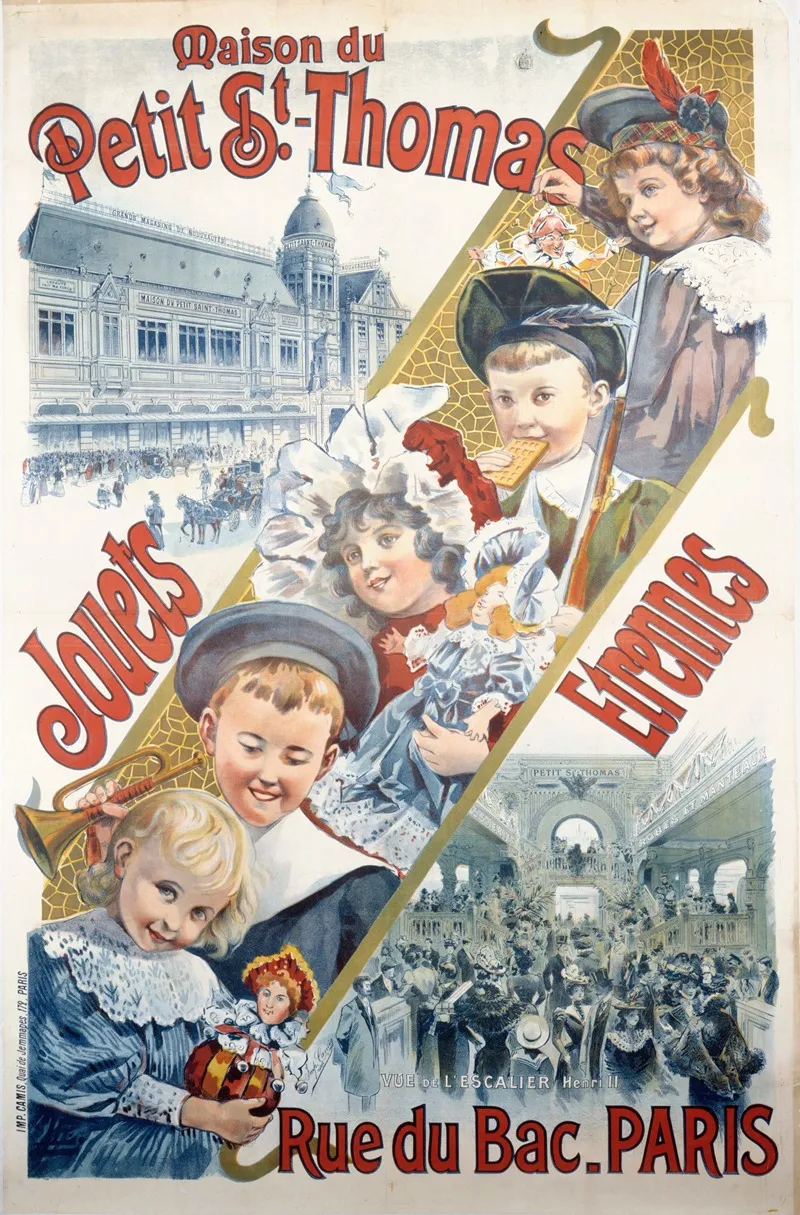 Maison Du Petit St Thomas Jouets Etrennes Wall Art by Anonymous - High-Resolution Digital Print