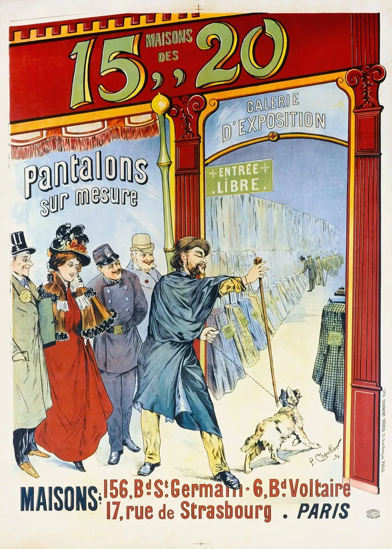 Maisons Des 1520 Pantalons Sur Mesure Wall Art by Philippe Chapellier - High-Resolution Digital Print