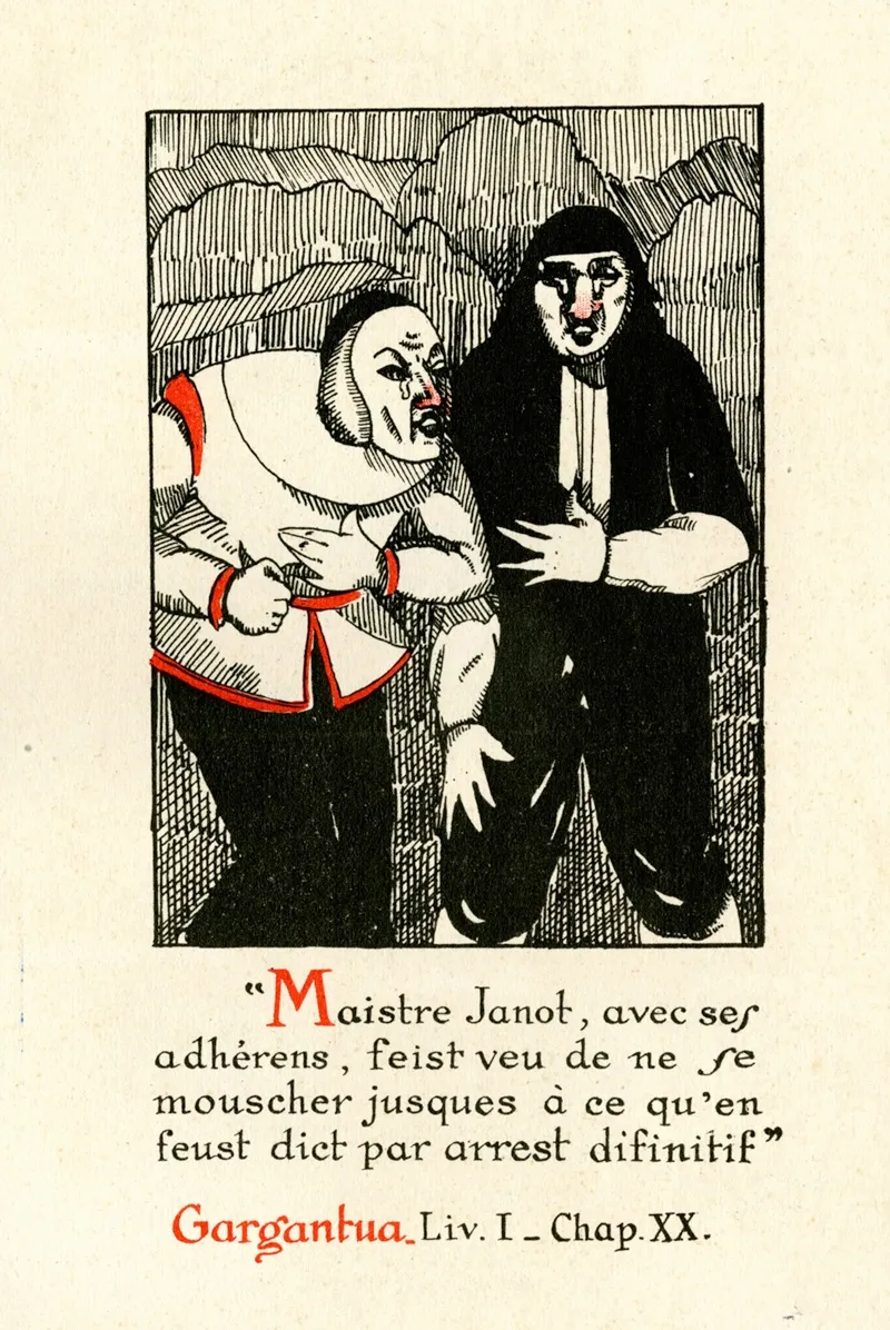 Maistre Janot Avec Ses Adherens Feist Wall Art by Laboratoires de l'Oliphedrol - High-Resolution Digital Print