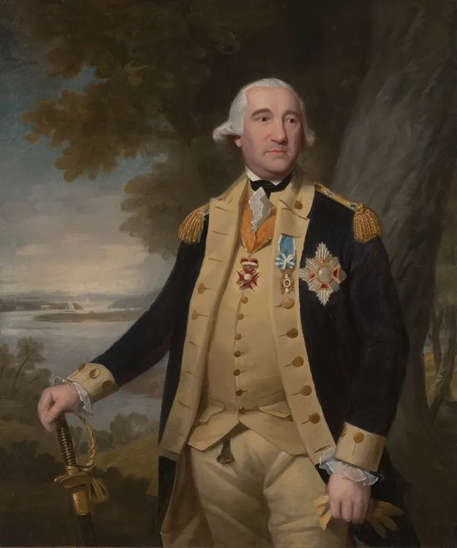 Major General Friedrich Wilhelm Augustus Baron Von Steuben 1730 1794 Wall Art by Ralph Earl - High-Resolution Digital Print