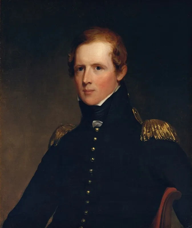 Major John Biddle Wall Art by Thomas Sully - High-Resolution Digital Print