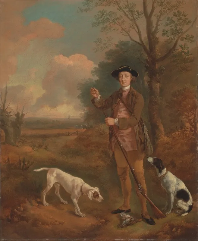 Major John Dade Of Tannington Suffolk Wall Art by Thomas Gainsborough - High-Resolution Digital Print