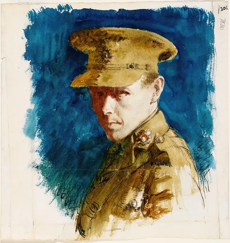 Major Orpen Wall Art by William Orpen - High-Resolution Digital Print