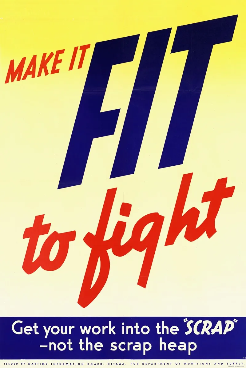 Make It Fit To Fight Wall Art by Anonymous - High-Resolution Digital Print
