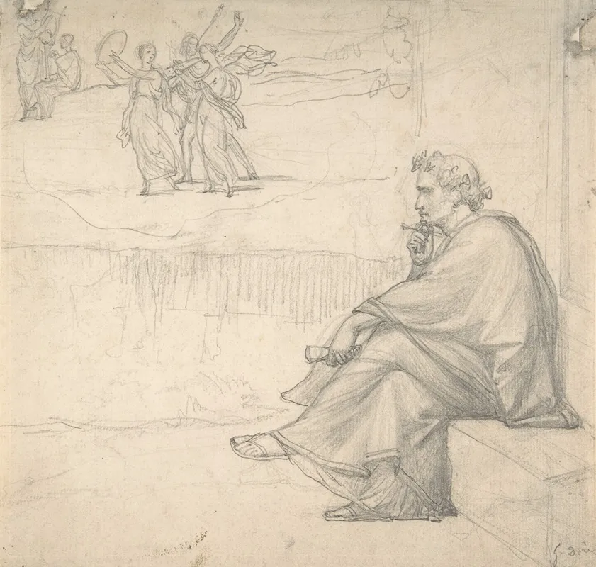 Male Figure In Classical Costume