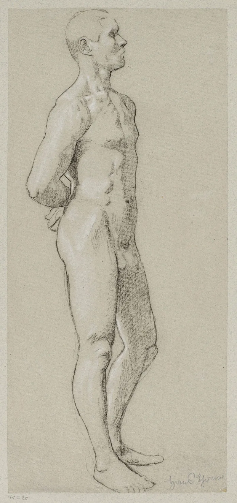 Male Nude 34 Wall Art by Hans Thoma - High-Resolution Digital Print