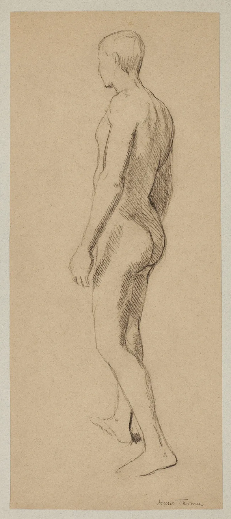 Male Nude 35 Wall Art by Hans Thoma - High-Resolution Digital Print
