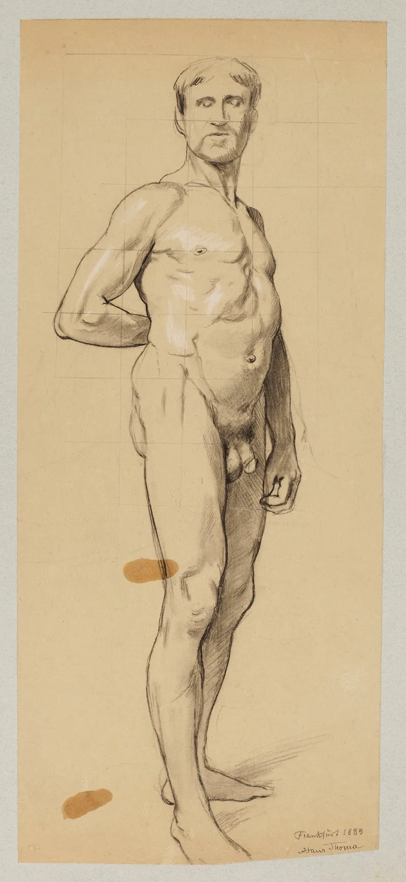 Male Nude 37 Wall Art by Hans Thoma - High-Resolution Digital Print