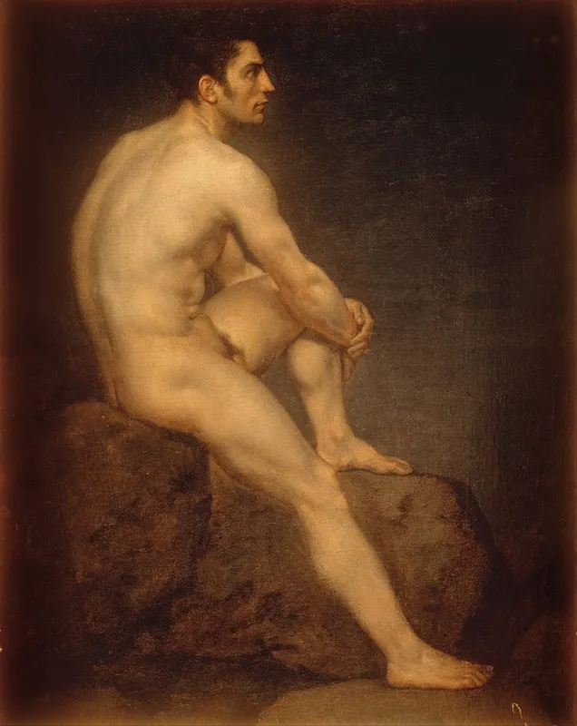 Male Nude 5 Wall Art by Manuel Ignacio Vázquez - High-Resolution Digital Print