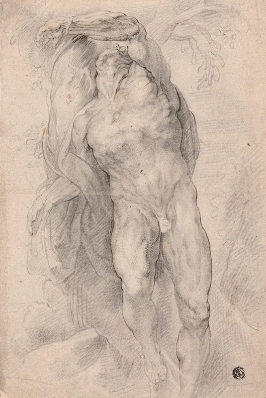 Male Nude Tied To Tree