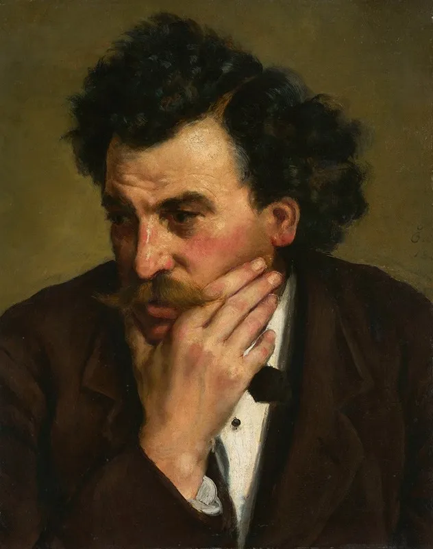 Male Portrait 17 Wall Art by Ernst Hänßler - High-Resolution Digital Print