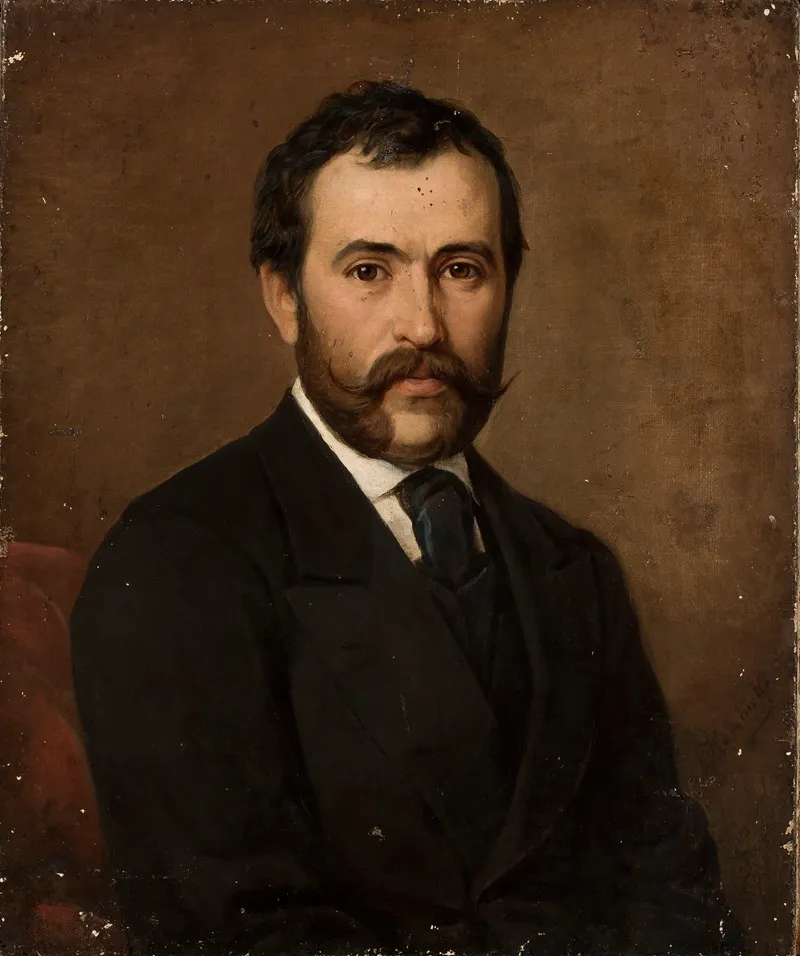 Male Portrait 23 Wall Art by Aleksander Kamiński - High-Resolution Digital Print