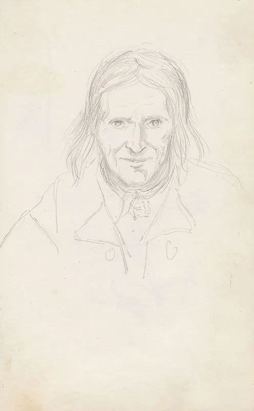 Male Portrait 8 Wall Art by Adolph Tidemand - High-Resolution Digital Print