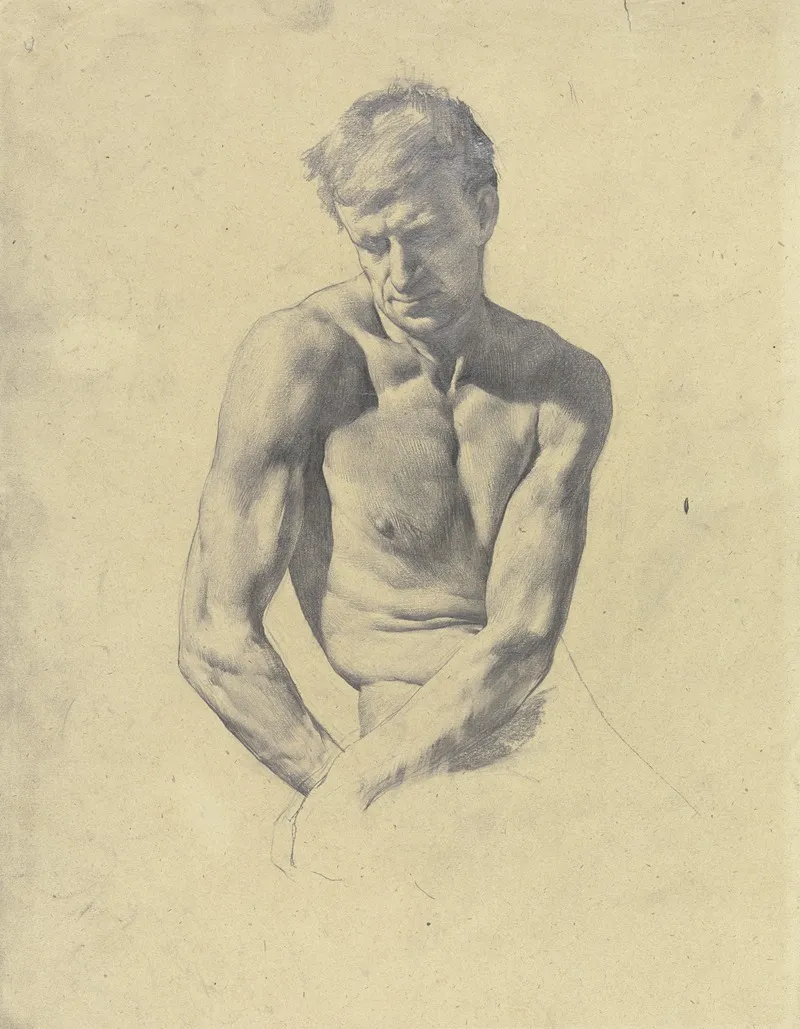 Male Semi Nude 2