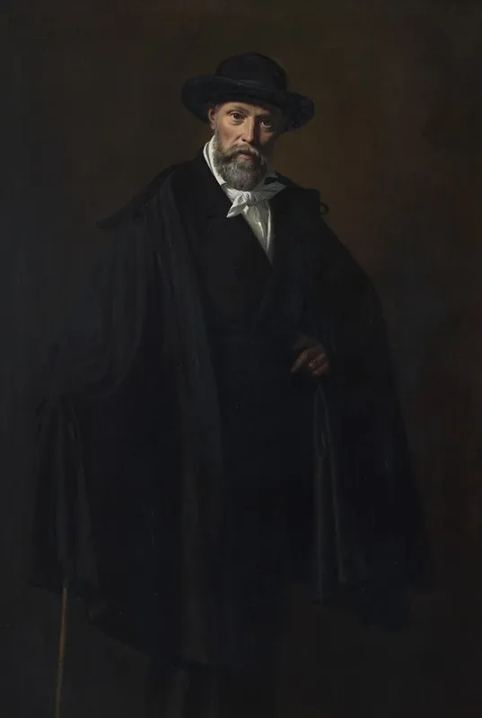 Maleren Constantin Hansen Wall Art by Wilhelm Marstrand - High-Resolution Digital Print