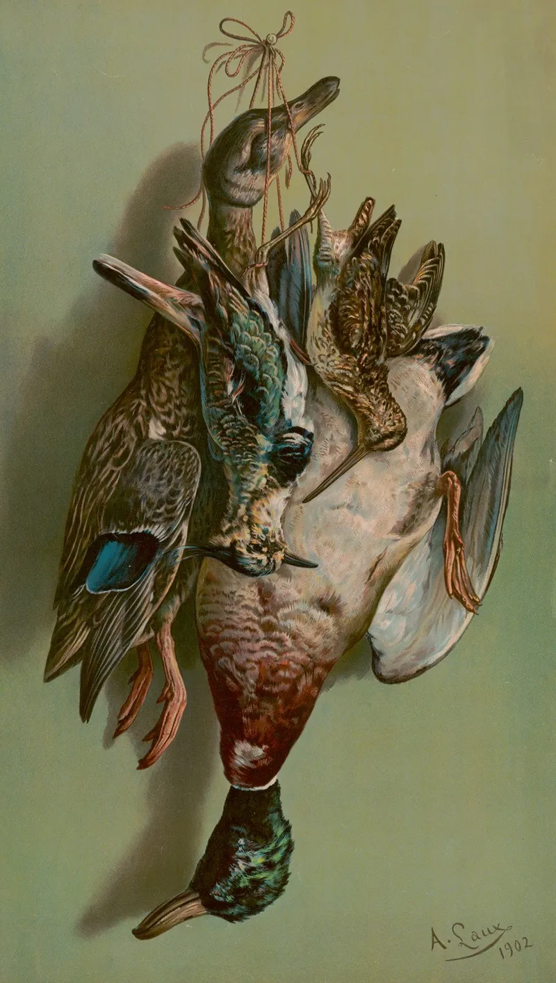 Mallards Jay Woodcock Wall Art by Muller, Luchsinger &amp; Co. - High-Resolution Digital Print