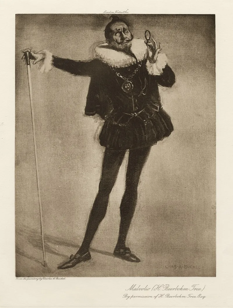 Malvolio H Beerbohm Tree