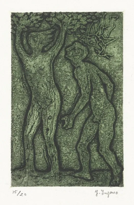 Man En Vrouw In Groen