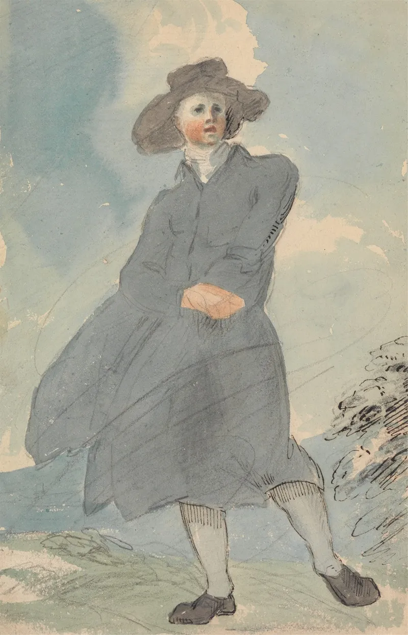 Man In A Blue Cloak