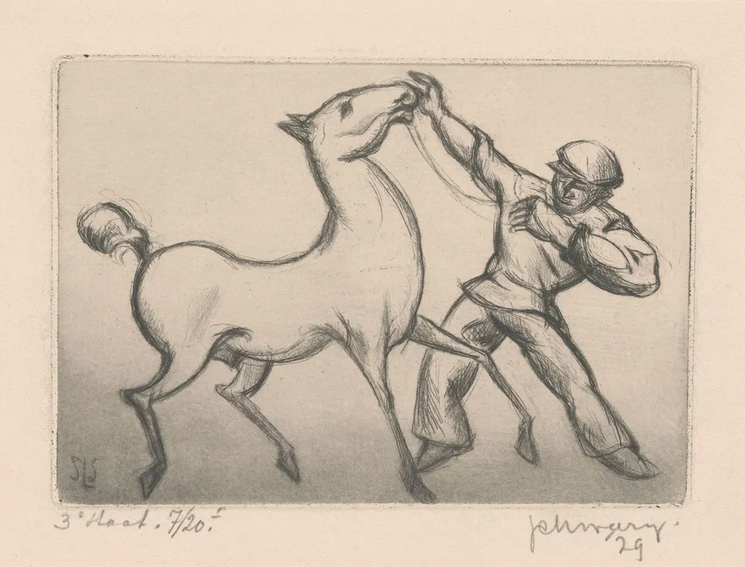 Man Met Paard