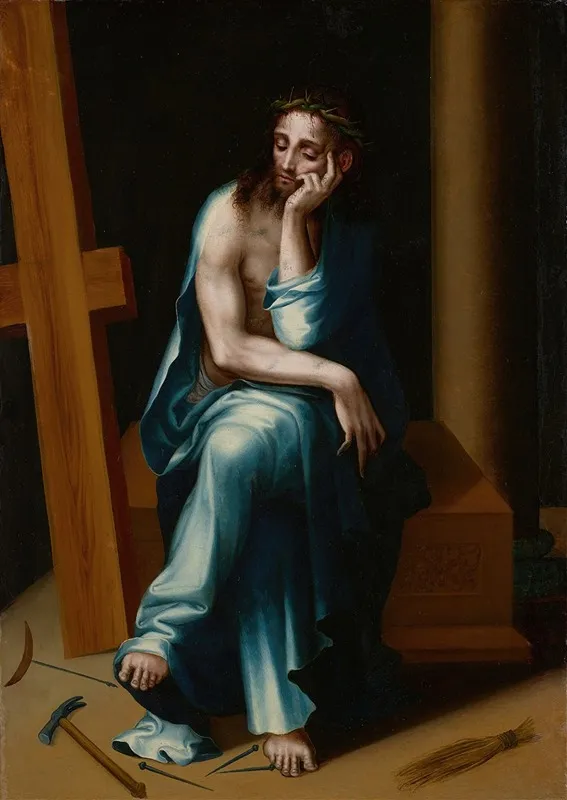 Man Of Sorrows 2 Wall Art by Luis De Morales - High-Resolution Digital Print