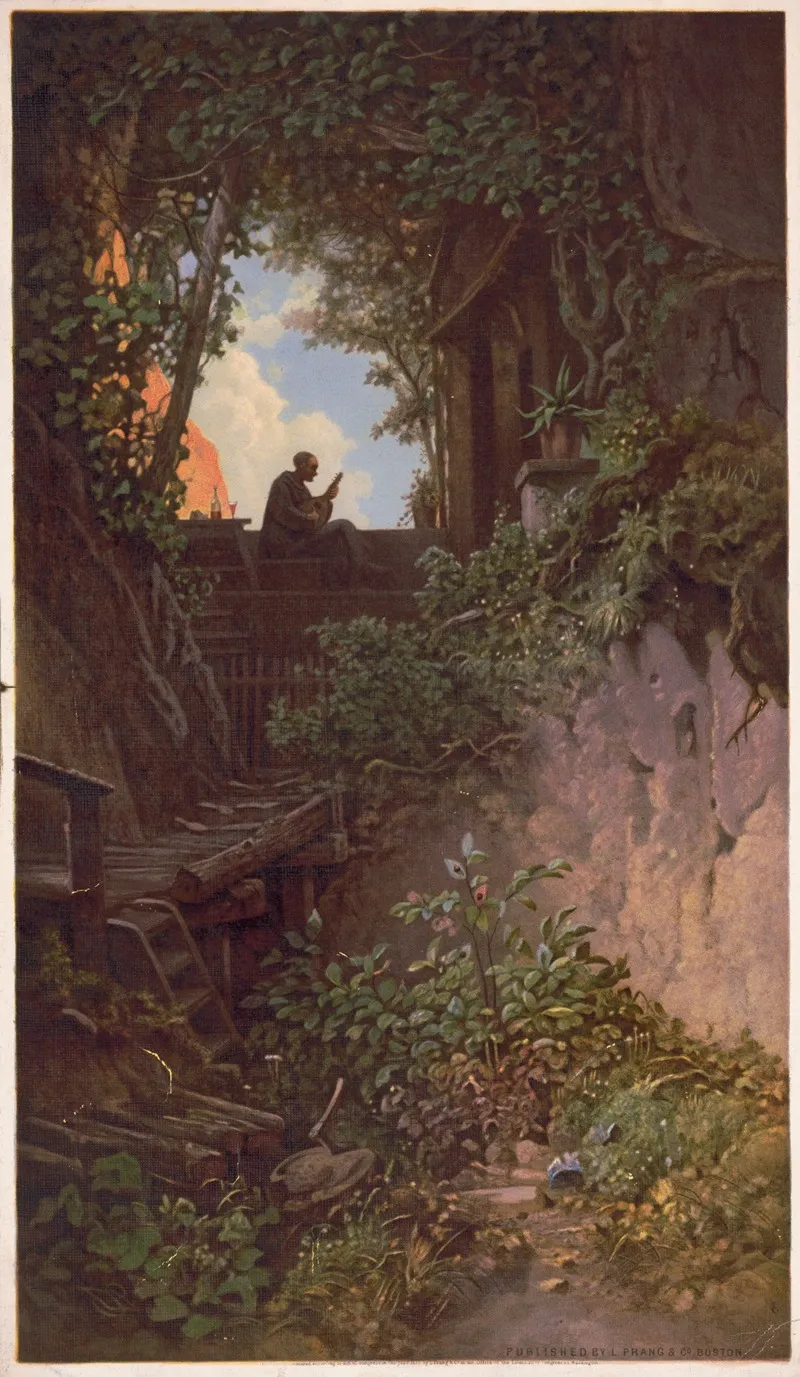 Man Playing A Lute