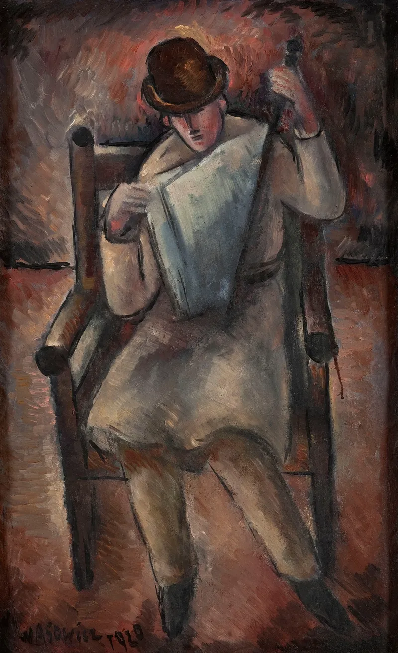 Man Reading A Newspaper 2