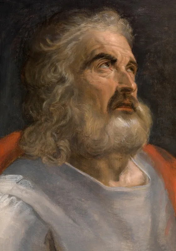 Man With A Beard Wall Art by Frans Floris - High-Resolution Digital Print