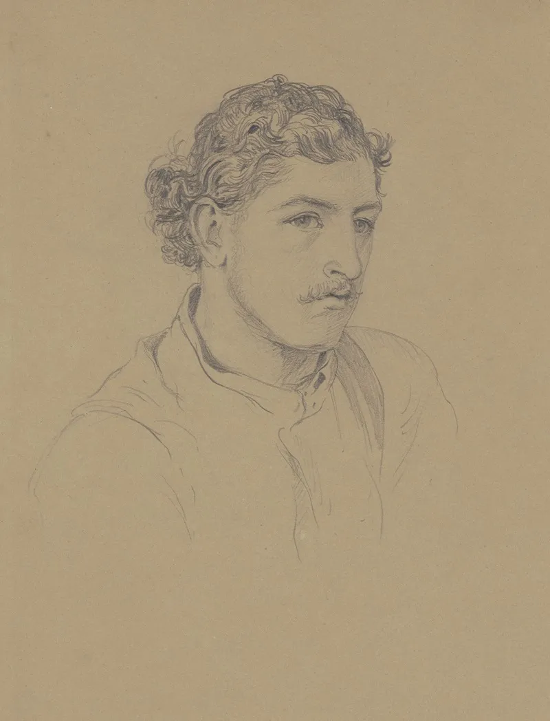 Man With Curly Hair