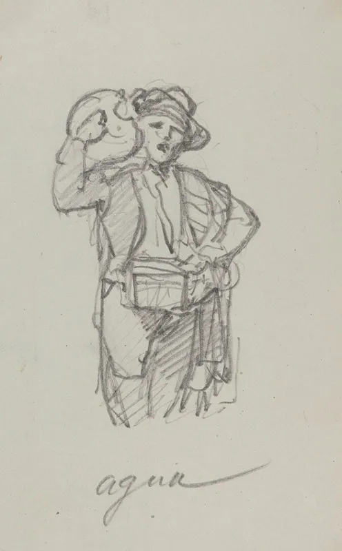 Man With Pitcher