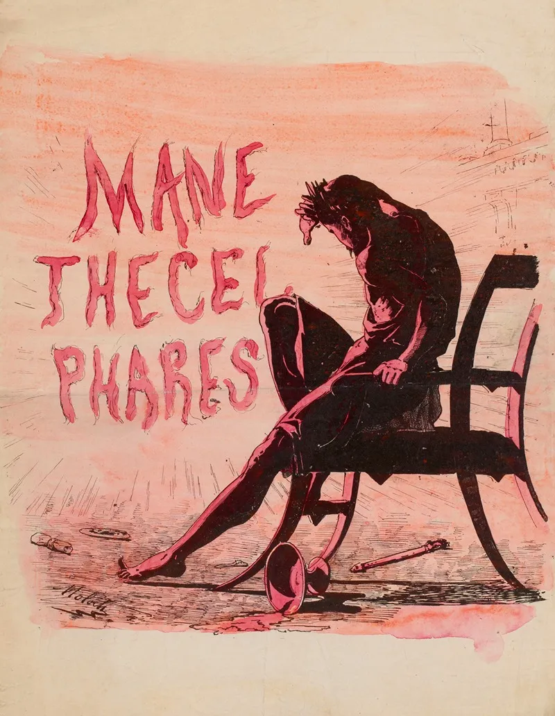 Mane Thecel Phares Wall Art by Moloch (Alphonse Hector Colomb) - High-Resolution Digital Print