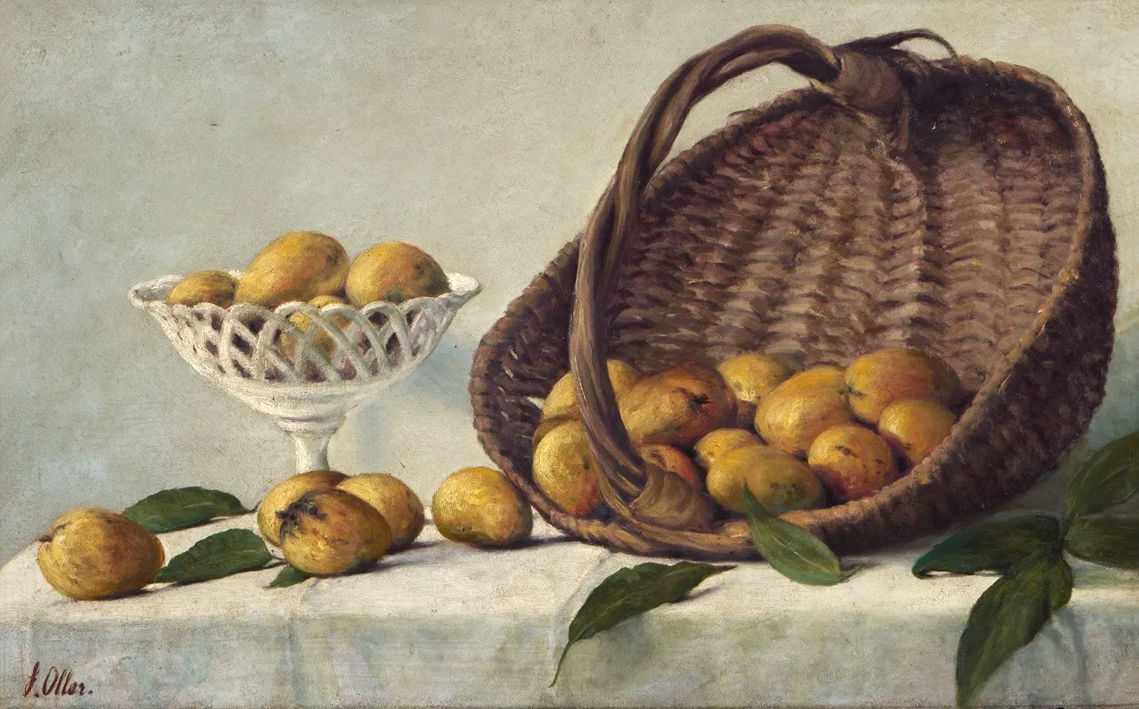Mangoes Wall Art by Francisco Oller - High-Resolution Digital Print