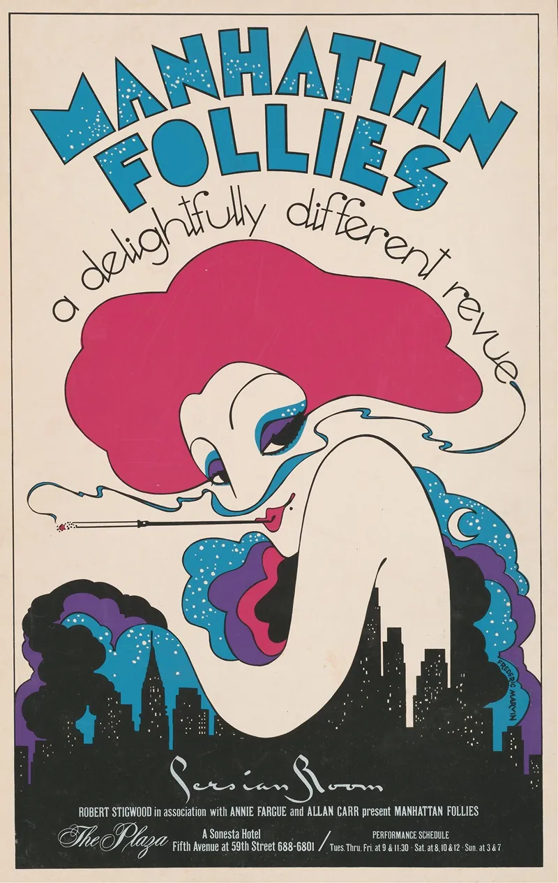Manhattan Follies A Delightfully Different Revue Wall Art by Frederic Marvin - High-Resolution Digital Print