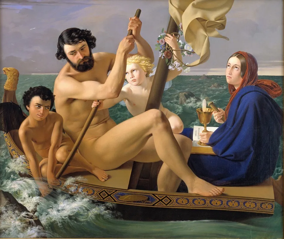 Manhood From The Series The Four Ages Of Man Wall Art by Ditlev Blunck - High-Resolution Digital Print