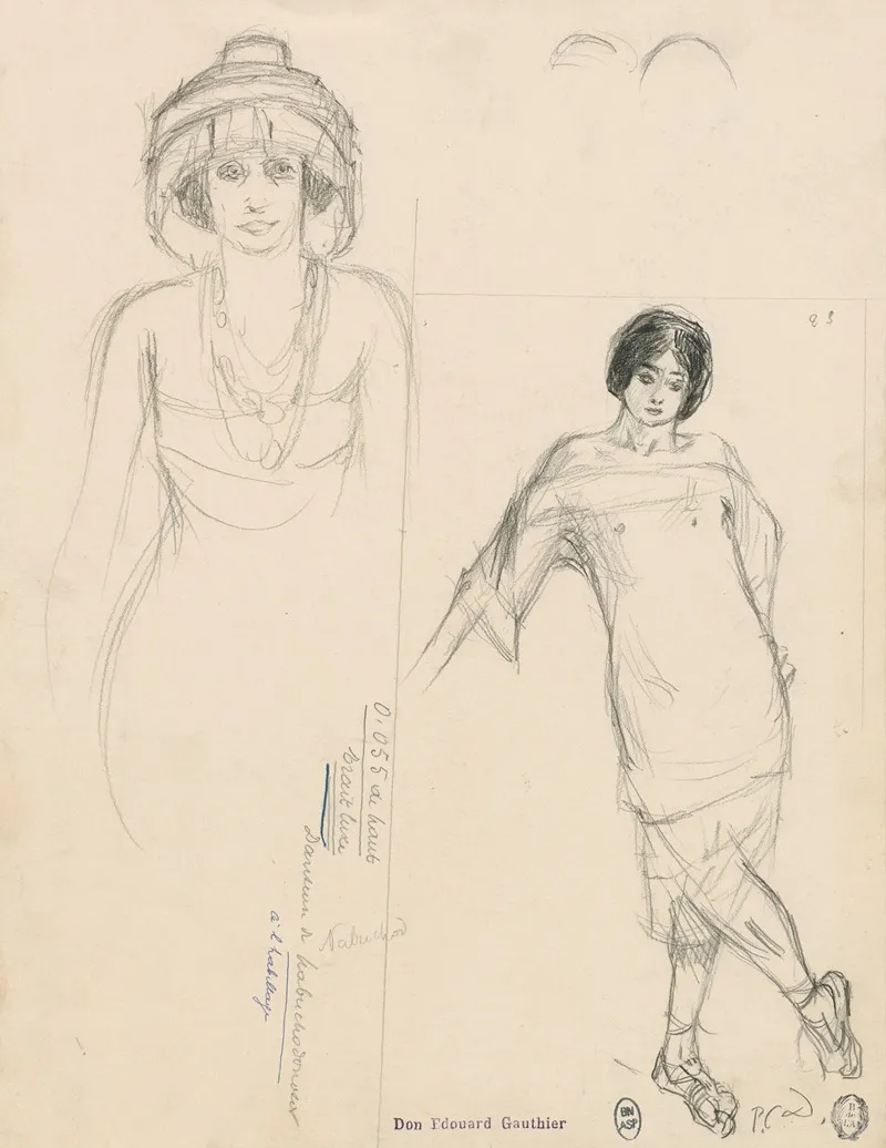 Mannequins De Paul Poiret Danseuses Dans Nabuchodonosor