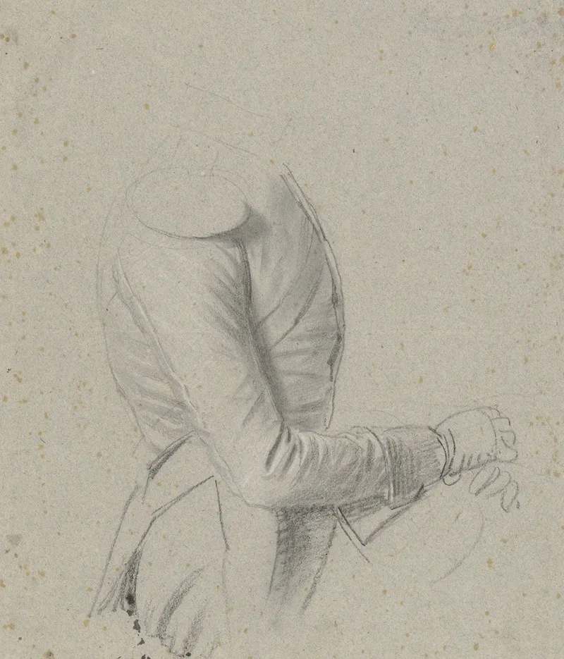 Mannliche Figur Nach Rechts In Uniform Wall Art by Franz Krüger - High-Resolution Digital Print