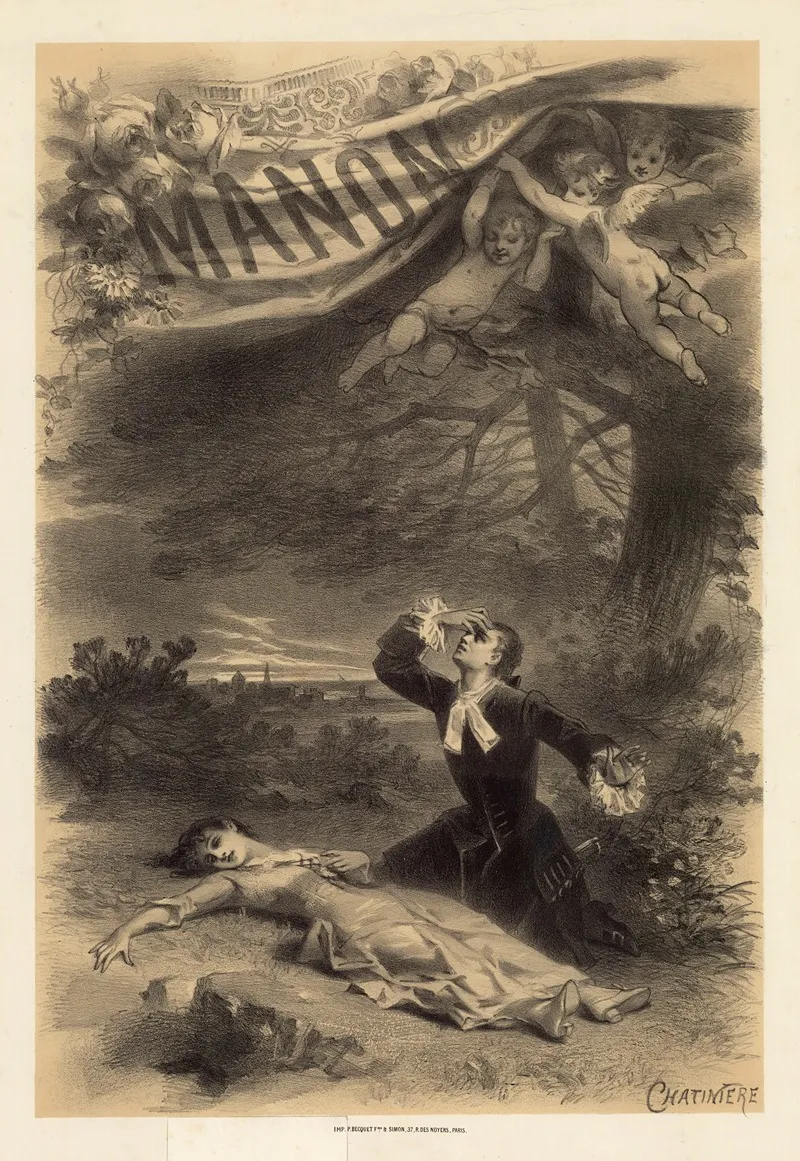 Manon 17 Wall Art by Antonin-Marie Chatinière - High-Resolution Digital Print