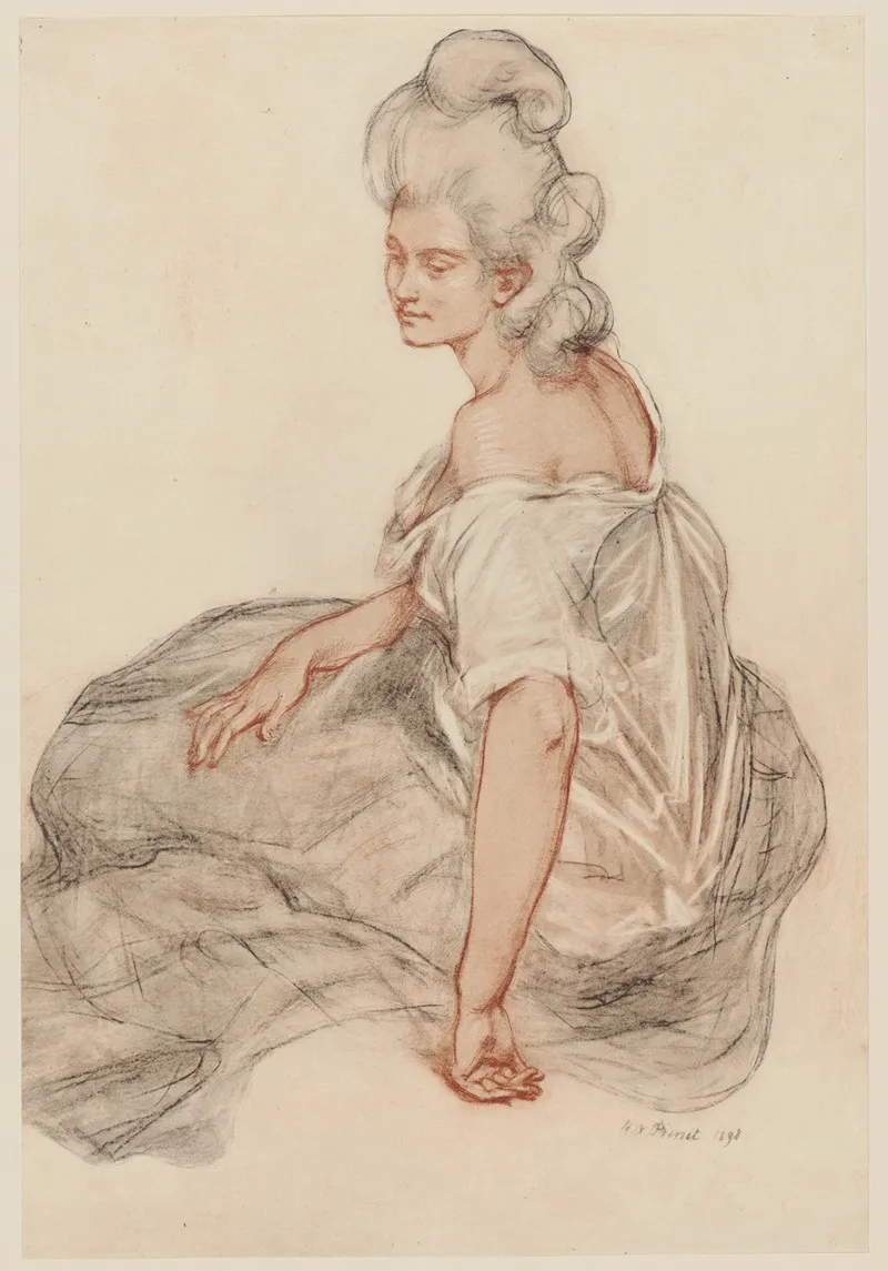 Manon Wall Art by René François Xavier Prinet - High-Resolution Digital Print