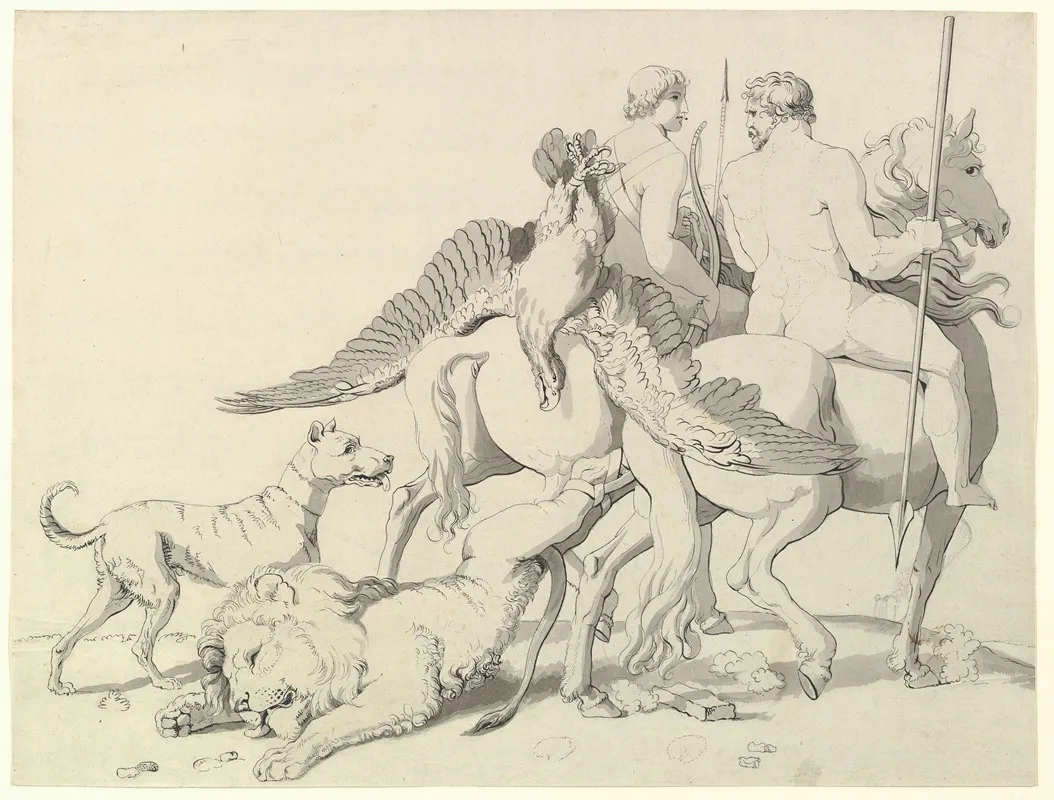 Mans Fortitude Wall Art by Johann Heinrich Wilhelm Tischbein - High-Resolution Digital Print