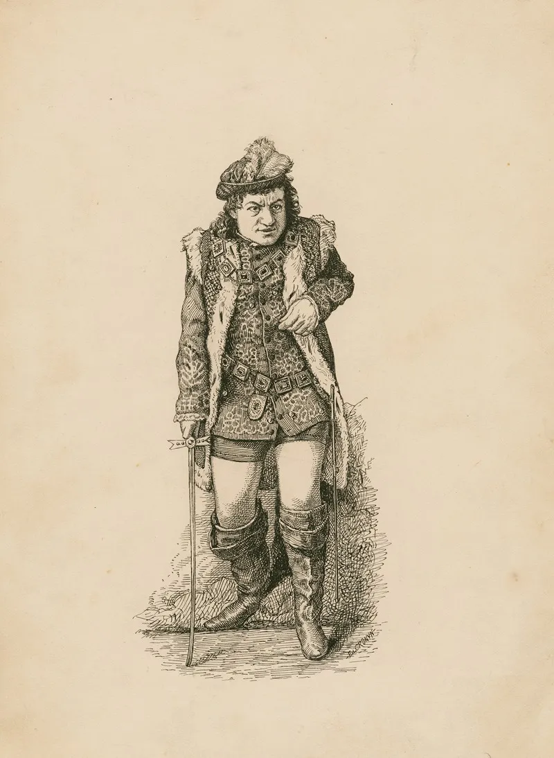 Mansfield As Richard Iii Wall Art by David Edward Cronin - High-Resolution Digital Print